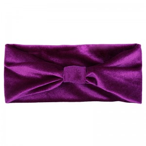 Haarband dark paars/roze