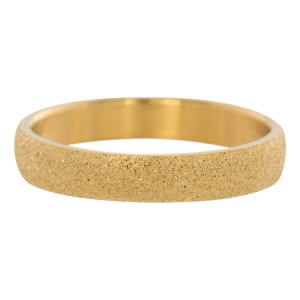 Sandblasted ring goudkl.