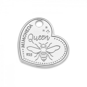 QUEEN BEE 925 STERLING SILVER 15MM