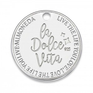 DOLCE VITA ROUND 925 STERLING SILVER 20MM