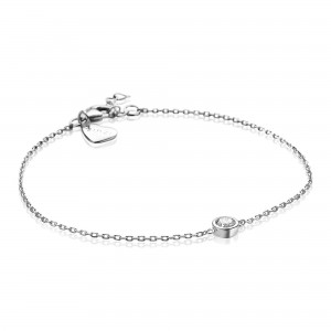 Zinzi armband rond zilver 