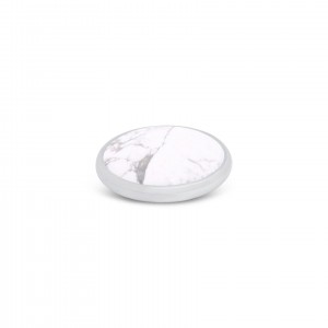 Gem disk howlite