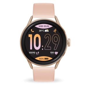 Ice smart watch rose gold nude