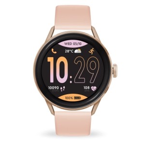 Ice smart watch rose gold nude