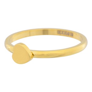 ixxxi ring met hartje goud 2mm